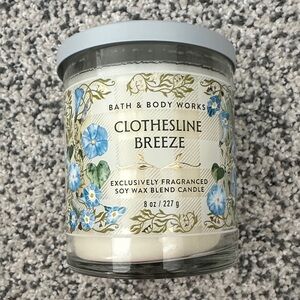 Clothesline Breeze Single Wick Candle